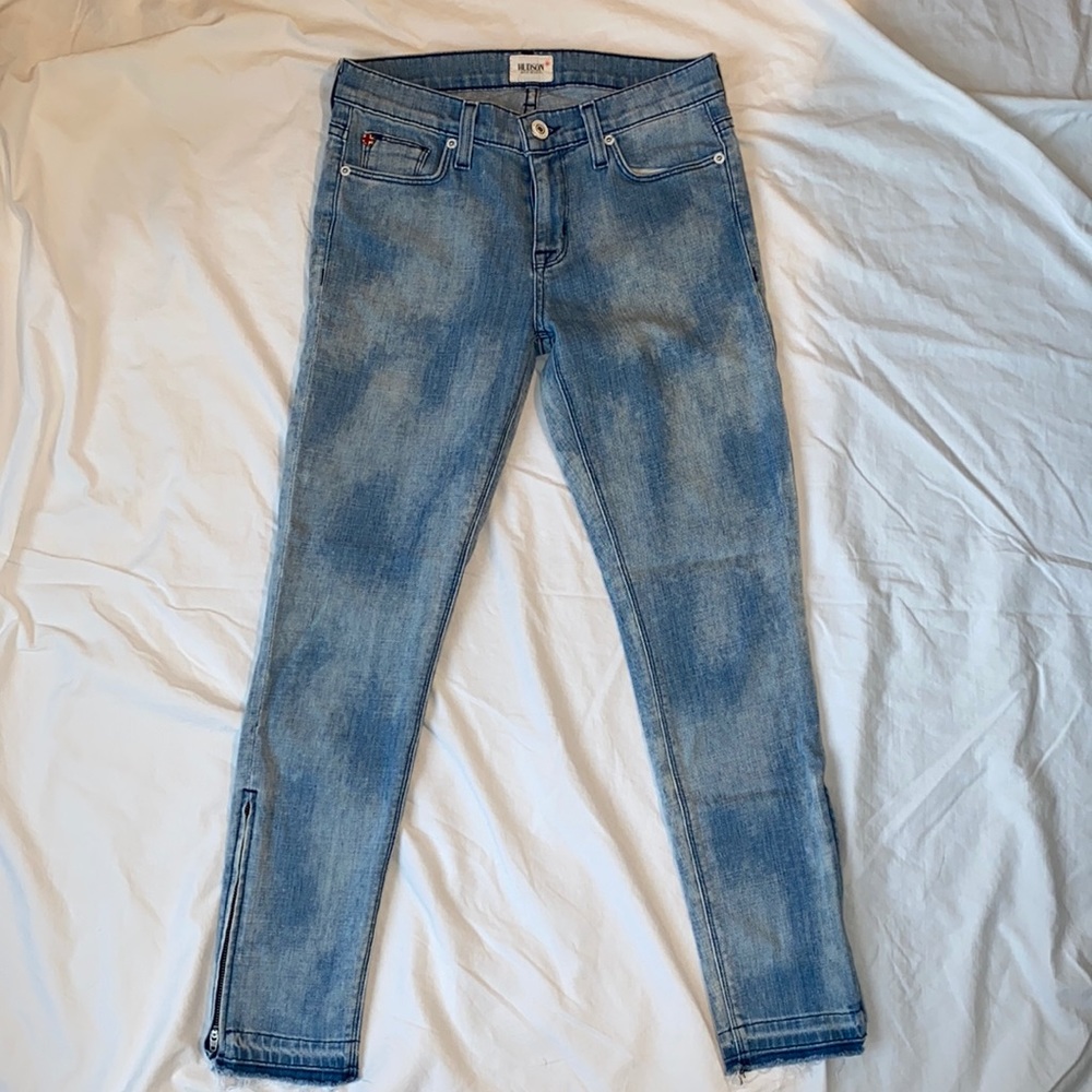 Hudson acid wash jean